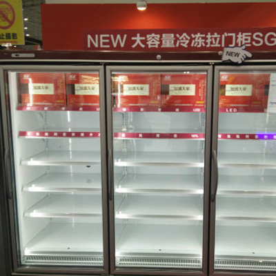 雙拉門(mén)玻璃展示柜